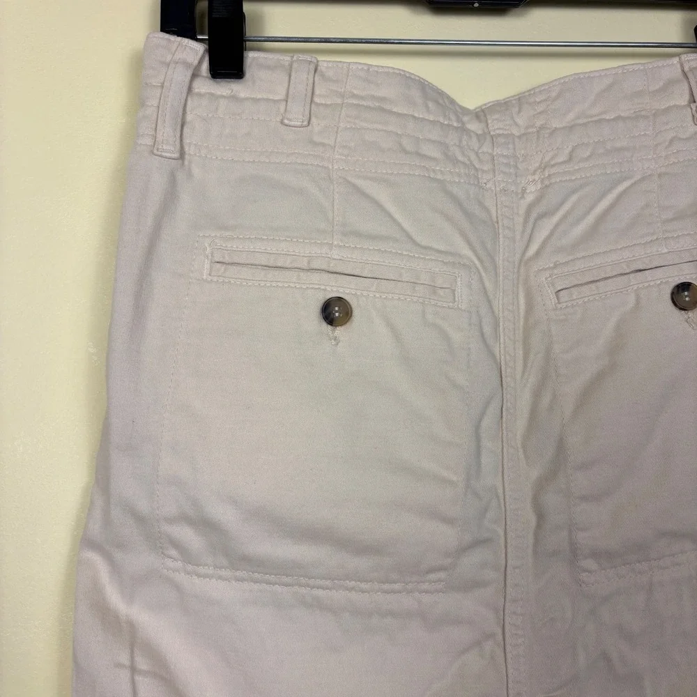 FREE PEOPLE Front Split‎ Maxi Skirt Ecru White Cream Women Size 0 Casual Cotton